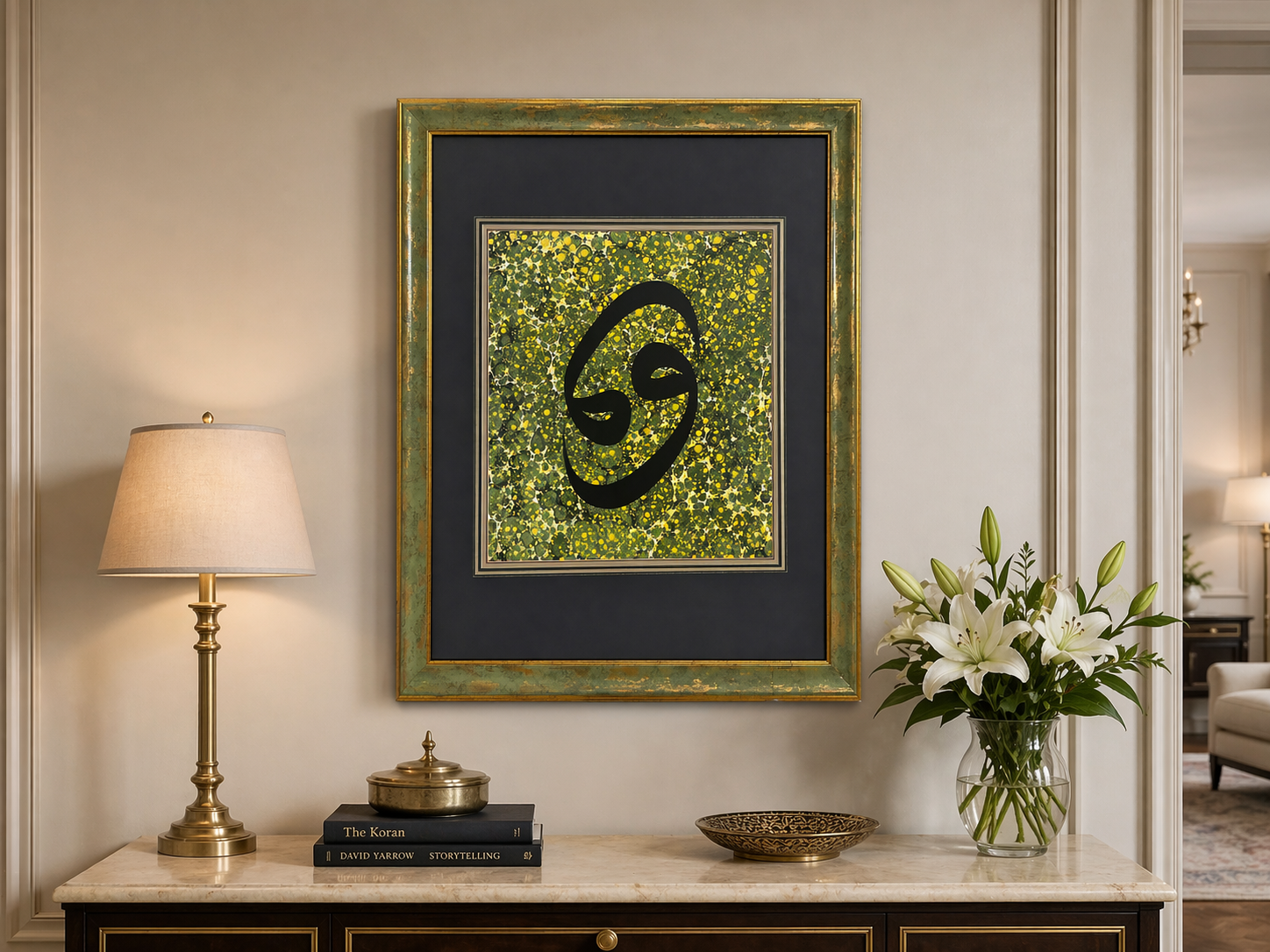 Çocuk odasında ebru